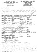 Đề khảo sát chất lượng 2021 lớp 12 lần 2 THPT Thuận Thành số 1 môn Hóa