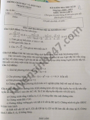 Đề thi học kì 2 Toán lớp 9 Phòng GD Thạch Thất năm 2021-có đáp án