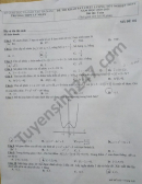 Đề KSCL tốt nghiệp THPT 2021 môn Toán THPT Lý Nhân