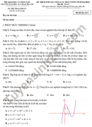 Đề thi tham khảo ĐGNL môn Toán ĐH Sư phạm Hà Nội 2022
