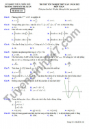 Đề thi thử tốt nghiệp THPT lần 1 môn Toán THPT Bùi Thị Xuân 2022