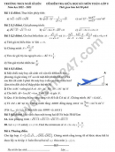 Đề thi giữa kì 1 môn Toán lớp 9 THPT Ngô Sĩ Liên 2022 - Có đáp án