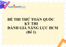 Đề thi thử Đánh giá năng lực ĐHQG TPHCM số 1 - Tuyensinh247 (Có đáp án)