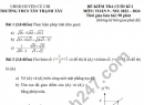 Đề tham khảo kì 1 môn Toán lớp 9 - THPT Tân Thành Tây 2023