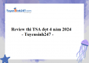 Review thi TSA đợt 4 năm 2024 - Tuyensinh247