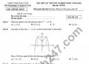 Đề thi thử tốt nghiệp THPT môn Toán tỉnh Kon Tum 2024 (Có đáp án)