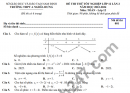 Đề thi thử tốt nghiệp THPT môn Toán - THPT A Nghĩa Hưng 2024 lần 2 (có đáp án)