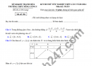 Đề thi thử tốt nghiệp THPT môn Toán năm 2024 - THPT Nông Cống 1 (Có đáp án)