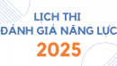 Lịch thi đánh giá năng lực 2025 - Mới nhất