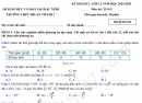 Đề khảo sát môn Toán lớp 12 năm 2025 - THPT Thuận Thành 1 (Có đáp án)