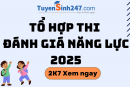 Tổ hợp thi Đánh giá năng lực 2025