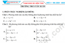 Đề thi giữa HK1 lớp 9 Toán 2024 - THCS Tân Xuân (Đề minh họa)
