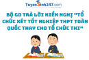 Bộ GD trả lời kiến nghị 