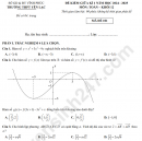 Đề thi giữa kì 1 lớp 12 môn Toán 2024 THPT Yên Lạc - Có đáp án