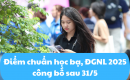 Điểm chuẩn học bạ, ĐGNL 2025 công bố sau 31/5