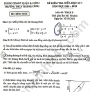 Đề thi giữa kì 1 lớp 9 môn Toán 2024 - THCS Thành Công