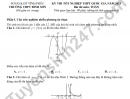 Đề thi thử môn Toán tốt nghiệp THPT năm 2025 - THPT Bình Sơn (có đáp án)