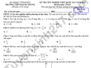 Đề thi thử tốt nghiệp THPT môn Toán năm 2025 - THPT Hai Bà Trưng (có đáp án)