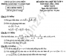 Đề thi học kì 1 môn Toán lớp 9 năm 2024 - Quận Long Biên
