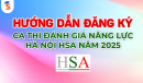 Video hướng dẫn đăng ký ca thi Đánh giá năng lực Hà Nội (HSA) 2025