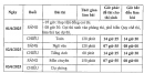 Lịch thi vào lớp 10 Thái Bình năm 2025