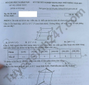 Đáp án đề thi tốt nghiệp THPT 2025 môn Toán - Mã đề 0121