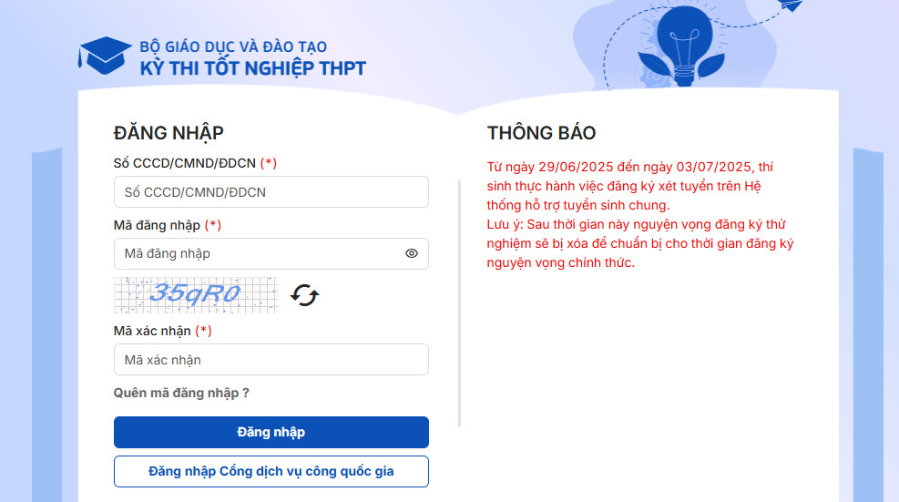 Giải đáp thắc mắc đăng ký nguyện vọng xét tuyển Đại học 2025