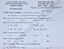Đề thi giữa kì 1 Toán lớp 7 THCS Trưng Vương 2025