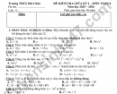 Đề thi giữa kì 1 môn Toán 8 THCS Phú Châu 2025 - có đáp án