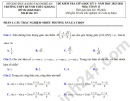 Đề thi giữa kì 1 lớp 11 môn Toán 2025 - THPT Huỳnh Thúc Kháng