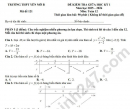 Đề thi giữa kì 1 lớp 12 môn Toán 2025 - THPT Yên Mô