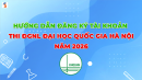 Video hướng dẫn đăng kí tài khoản thi Đánh giá năng lực Hà Nội - HSA 2026