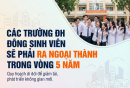 Các trường ĐH đông sinh viên sẽ phải ra ngoại thành trong vòng 5 năm