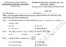 Đề thi học kì 1 môn Toán lớp 10 năm 2025 - THPT Trần Phú