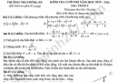Đề thi HK 1 lớp 9 môn Toán 2025 - THCS Đống Đa