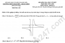 Đề thi HK 1 lớp 12 môn Toán 2025 - THPT Trần Phú