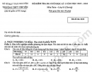 Đề thi HK 1 lớp 10 môn Toán 2025 - THPT Chuyên Thái Nguyên
