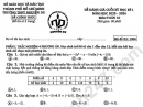 Đề thi HK1 môn Toán lớp 10 năm 2025 - THPT Nguyễn Du