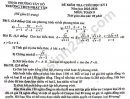 Đề thi học kì 1 lớp 9 môn Toán - THCS Nhật Tân 2025