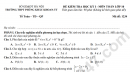 Đề thi học kì 1 lớp 10 môn Toán năm 2025 - THPT Phùng Khắc Hoan