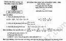 Đề thi kì 1 lớp 9 môn Toán 2025 -THCS Ba Đình