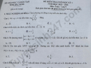 Đề thi kì 1 môn Toán lớp 9 - Sở GD Bắc Ninh 2025