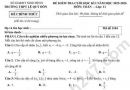 Đề thi kì 1 môn Toán lớp 11 năm 2025 - THPT Lê Quý Đôn (Ninh Bình)