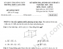 Đề thi cuối kì 1 lớp 12 môn Toán - THPT Cao Lãnh 2025
