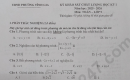 Đề thi học kì 1 môn Toán lớp 9 Phường Tĩnh Gia 2025