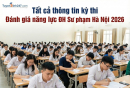 Tất cả thông tin kỳ thi Đánh giá năng lực ĐH Sư phạm HN 2026