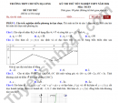 Đề thi thử tốt nghiệp THPT 2026 môn Toán - THPT Chuyên Hạ Long