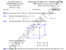 Đề thi thử TN THPT 2026 lần 1 môn Toán - THPT Cửa Lò (có đáp án)