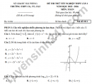Đề thi thử tốt nghiệp THPT 2026 môn Toán - Trường THPT CG, TT, CG2 (lần 1)