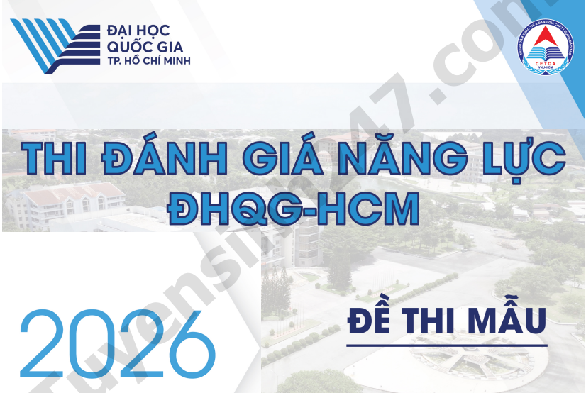 Đề minh họa Đánh giá năng lực HCM năm 2026